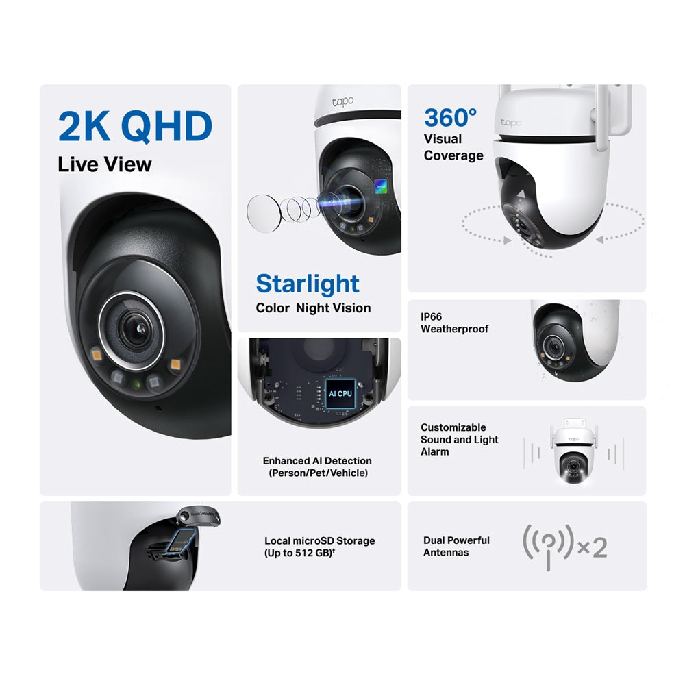 TP-Link Tapo C520WS - WiFi Security Cam